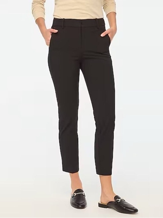 J. Crew Pants - J. Crew Black Cropped Tailored Ankle Pants New sz 10